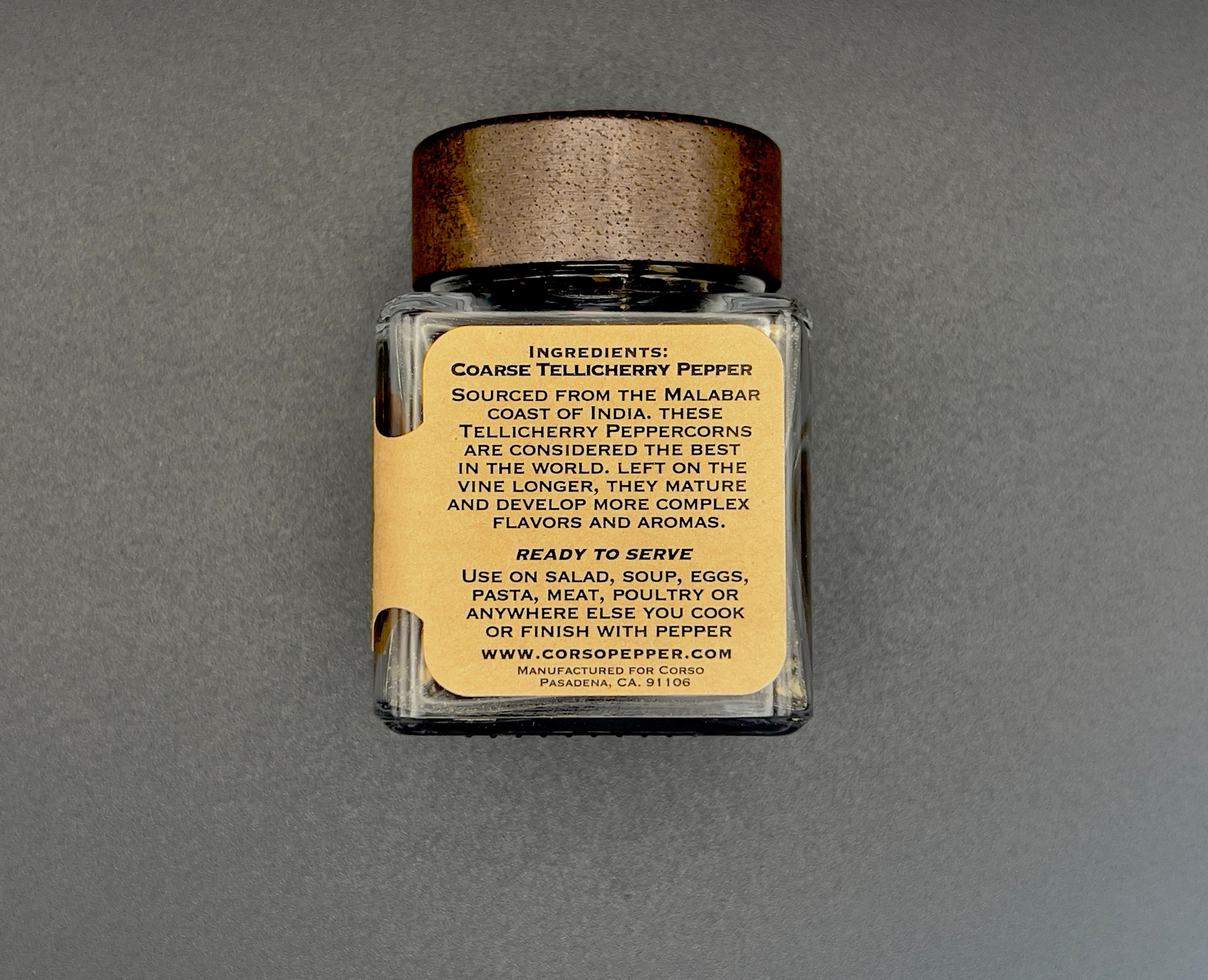 Tellicherry Fine Finishing Pepper